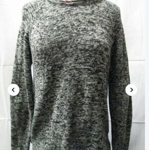 Jeanne Pierre blue and white sweater size XL